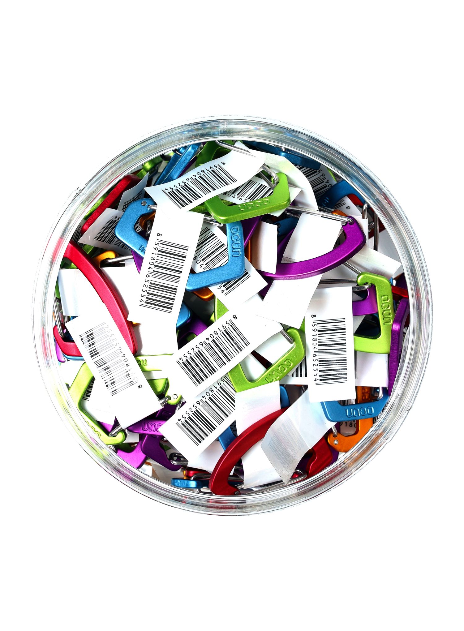 Komplet vponk Ocun Mini Carabiners 180-pack - assorted