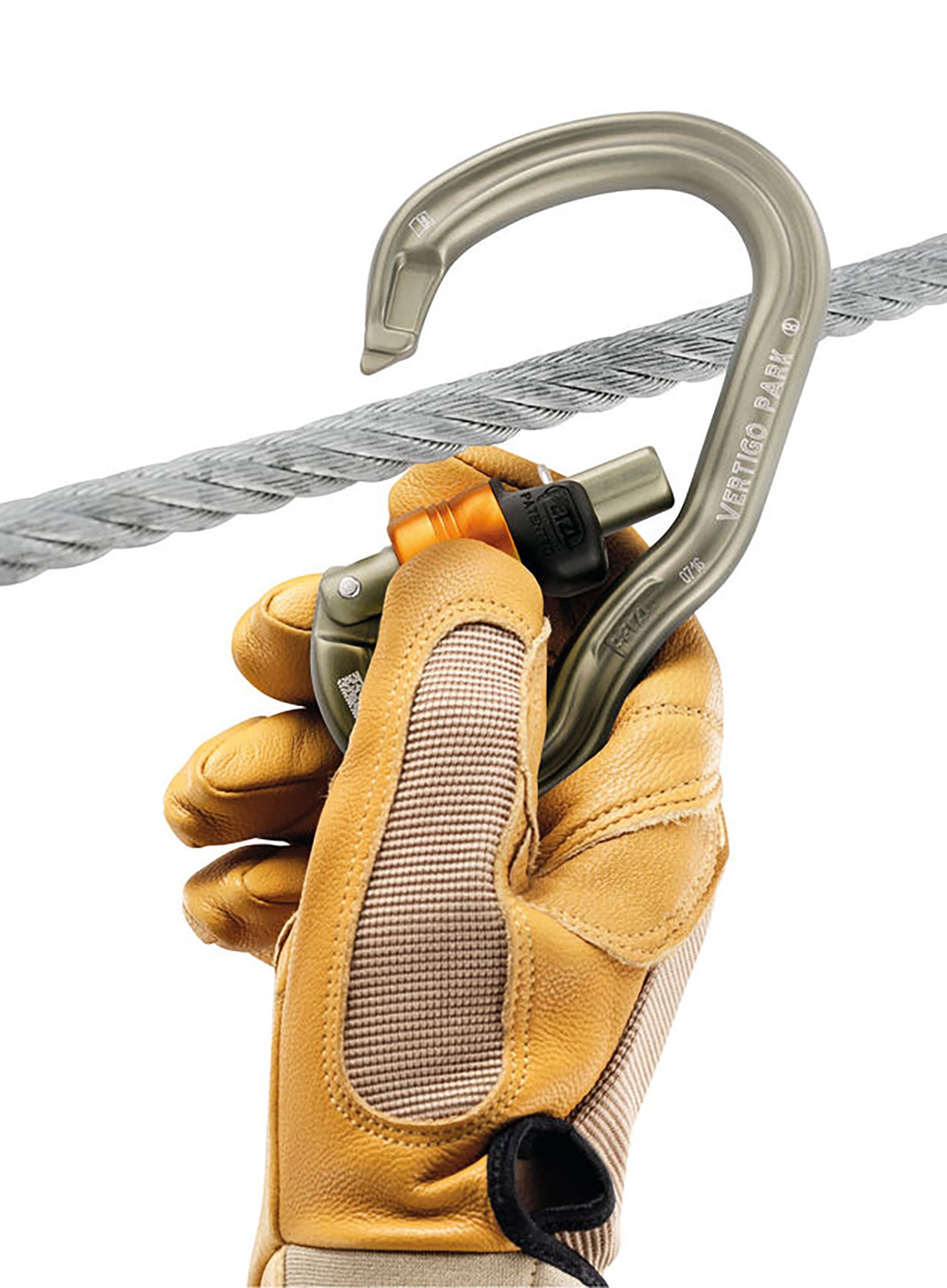Komplet vponk Petzl Vertigo Wire-Lock Park
