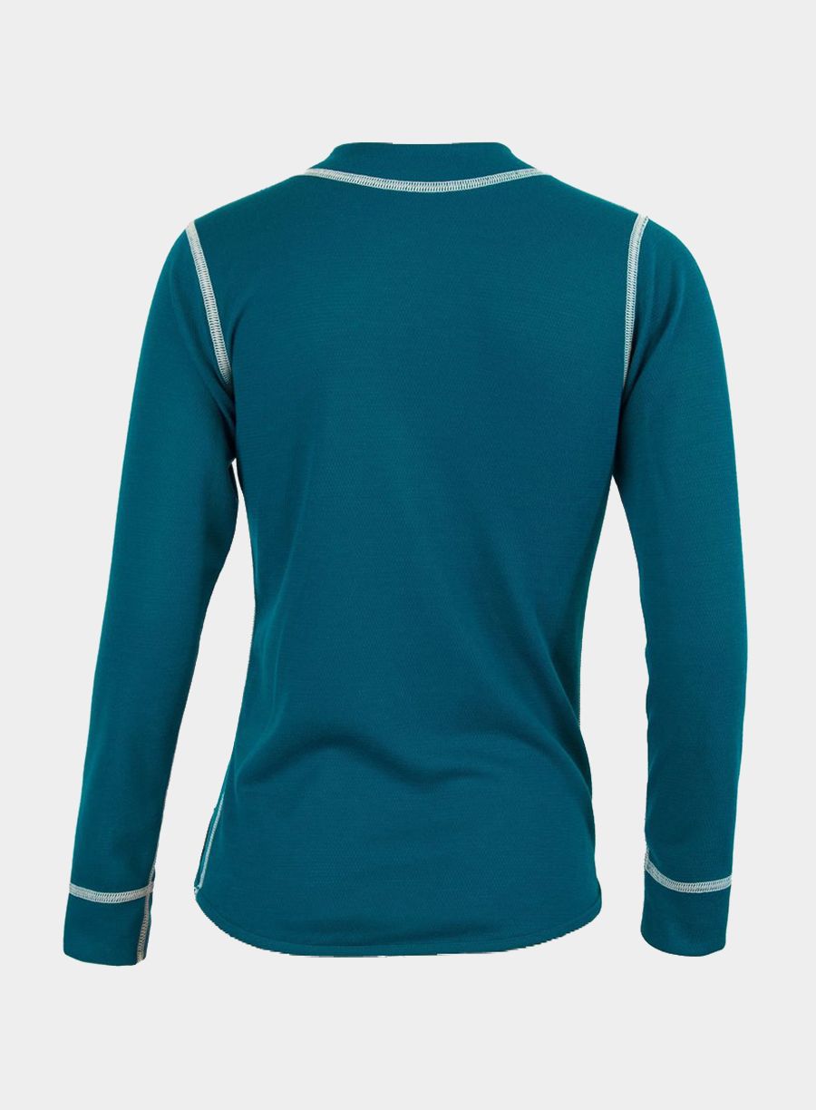 Termo perilo za otroke Sensor DF Set Wild Tee L/S + Underpants Youth - wild sapphire