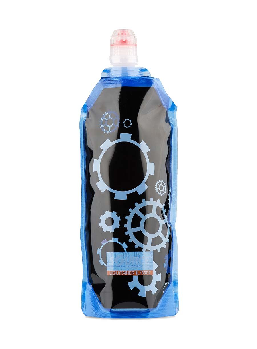 Steklenica Source Liquitainer 1L - black/blue